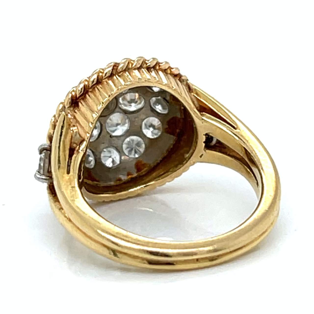 1960’s 18K Yellow Gold 2.30 Ct. Diamond Ring