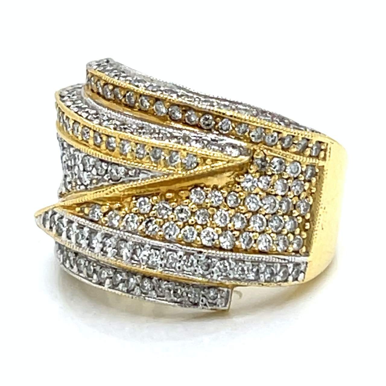 SONIA B. 18K Yellow Gold 3.00 Ct. Diamond Ring
