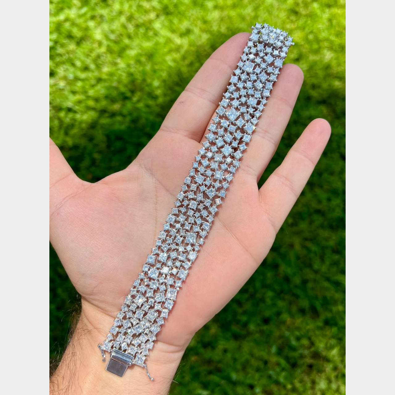 Platinum 46.75 Ct. Diamond Bracelet