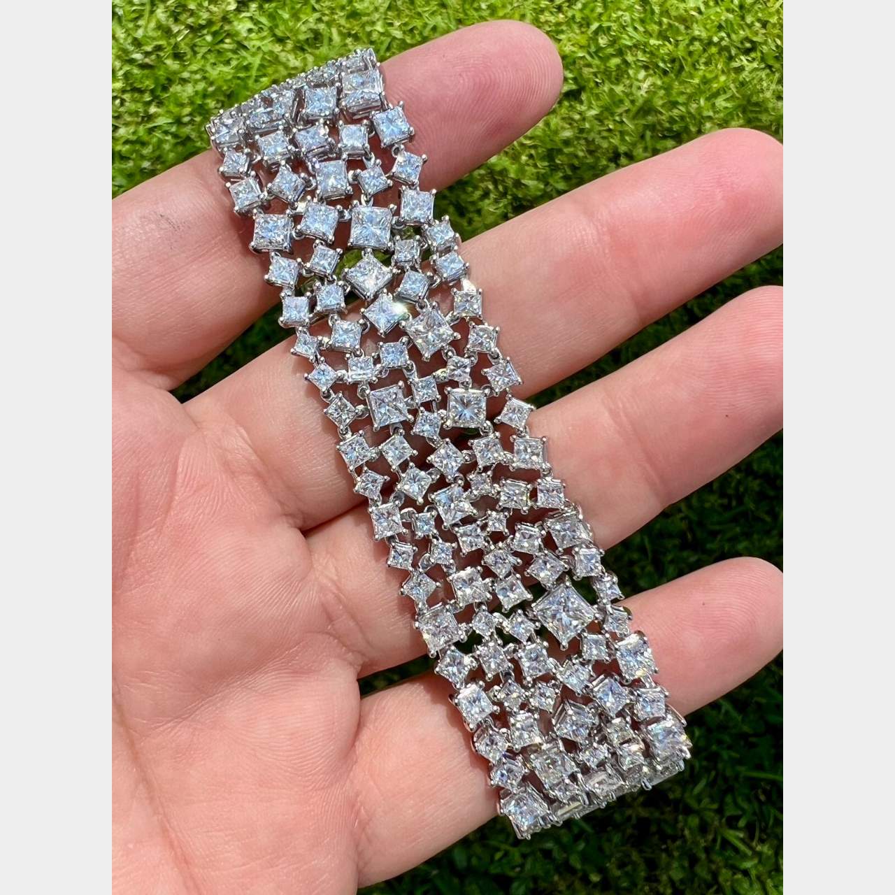 Platinum 46.75 Ct. Diamond Bracelet