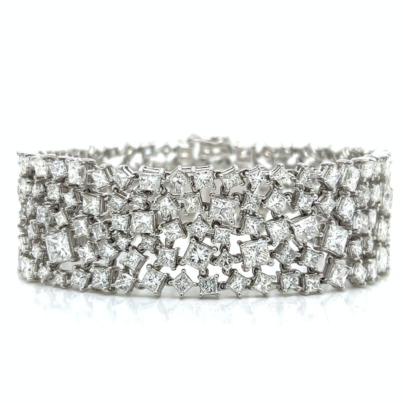 Platinum 46.75 Ct. Diamond Bracelet