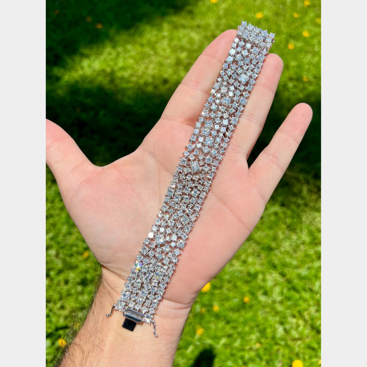 Platinum 47.94 Ct. Diamond Bracelet