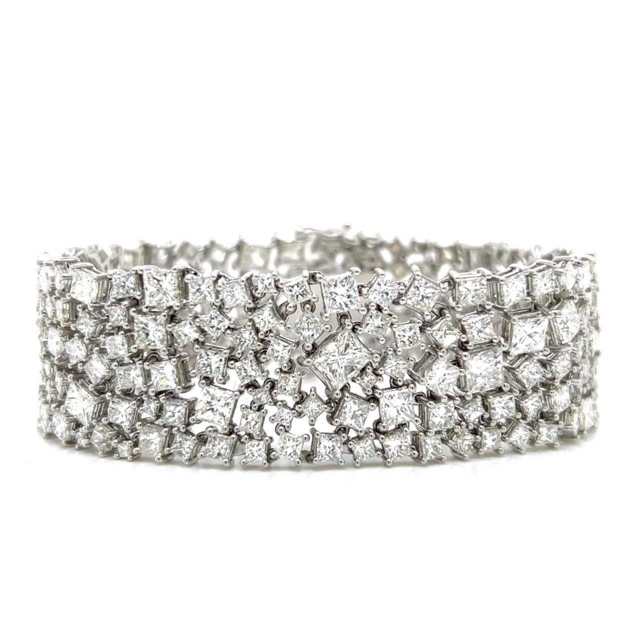 Platinum 47.94 Ct. Diamond Bracelet