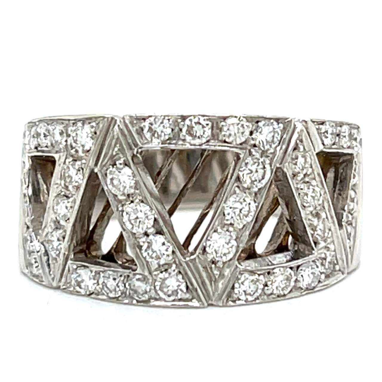 18K White Gold 1.55 Ct. Diamond Ring