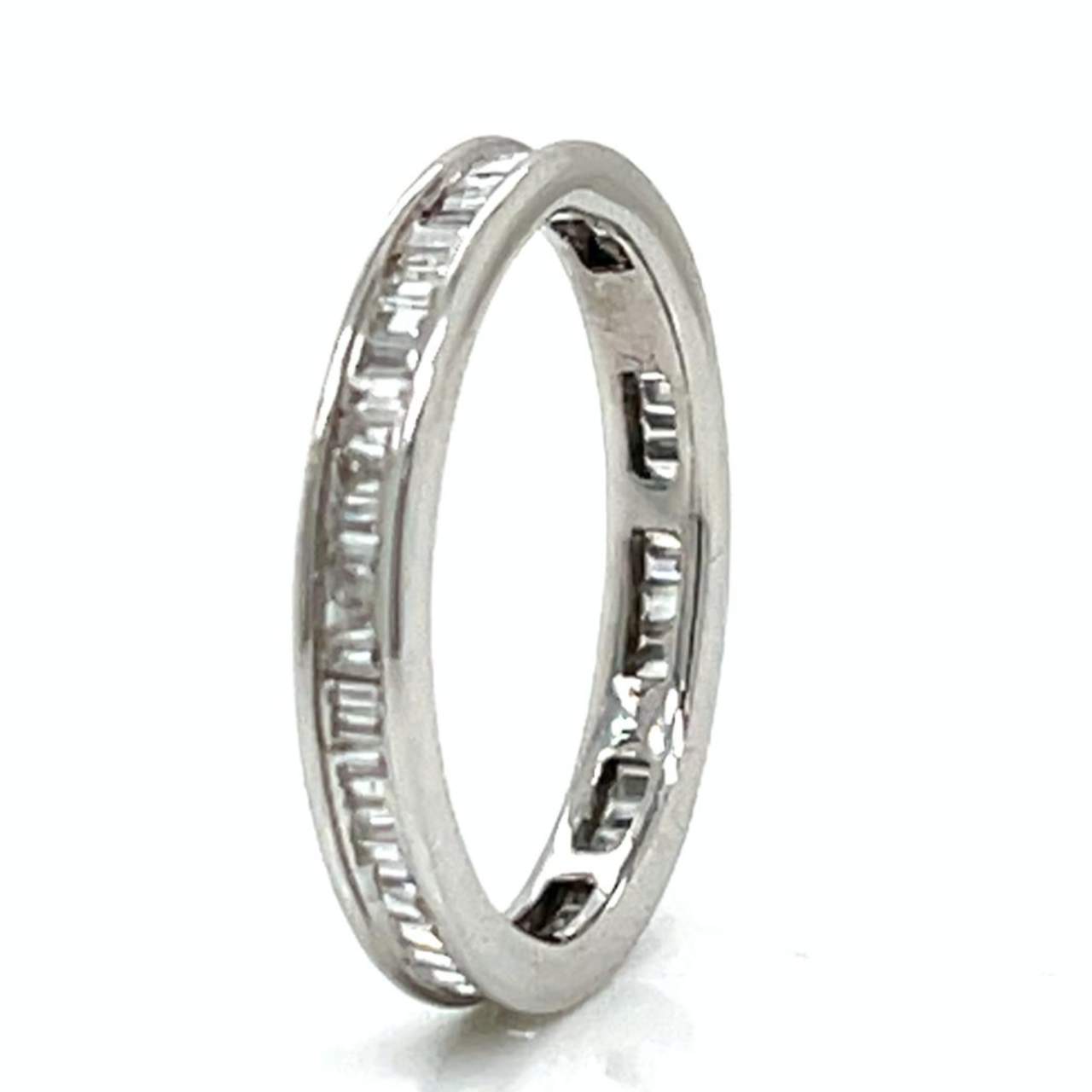 18K White Gold 1.00 Ct. Diamond Eternity Band