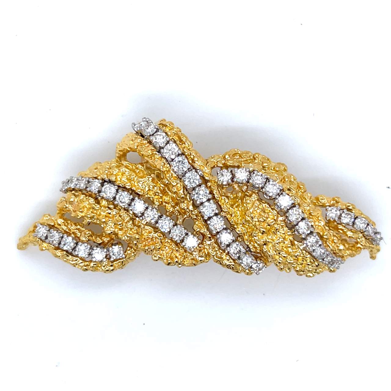1970’s 3.00 Ct. Diamond Brooch
