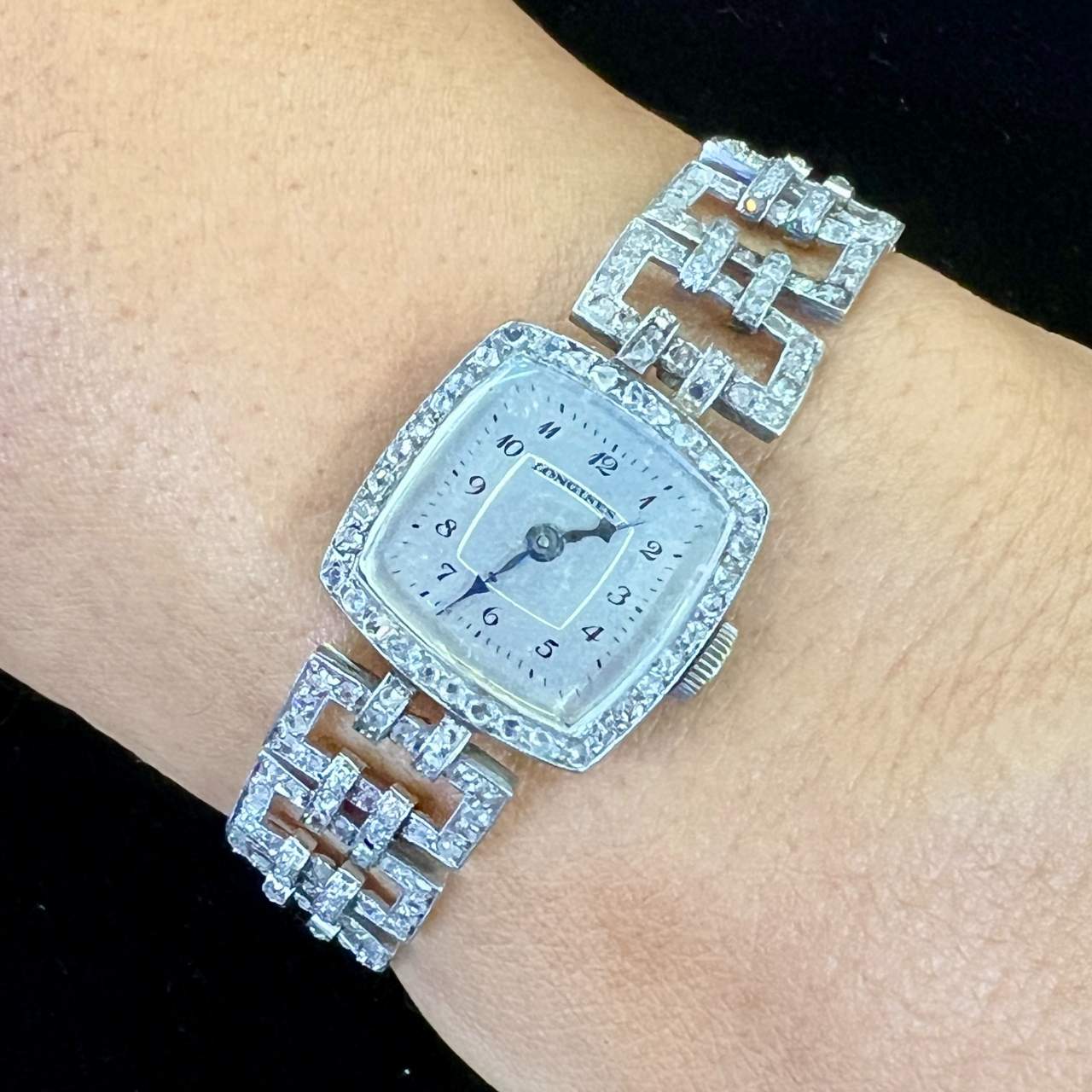 LONGINES Art Deco Platinum Ladies Watch