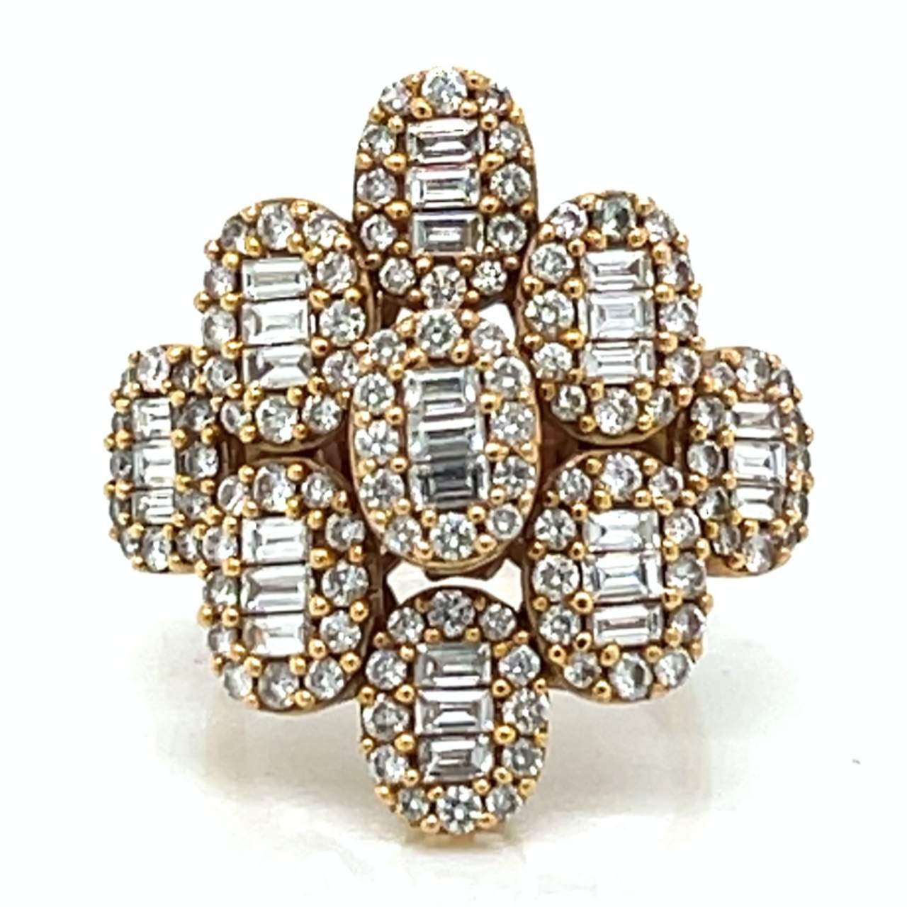 18K Yellow Gold 3.25 Ct. Diamond Ring