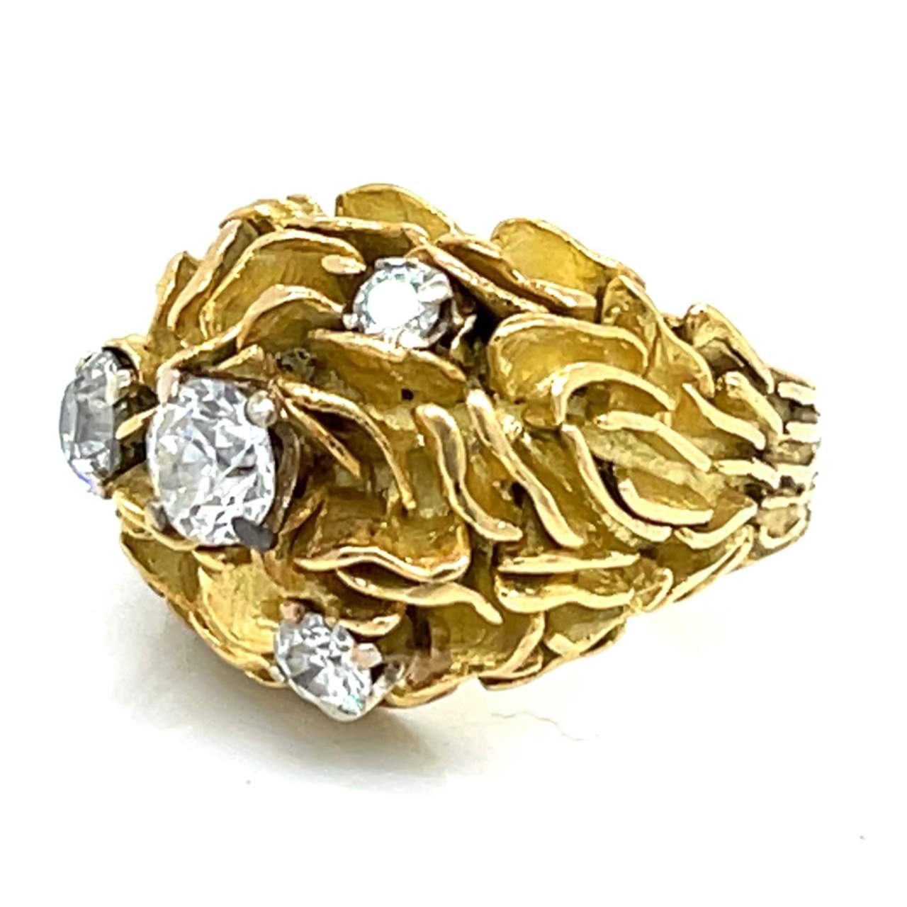 18K Yellow Gold 1.55 Ct. Diamond Ring