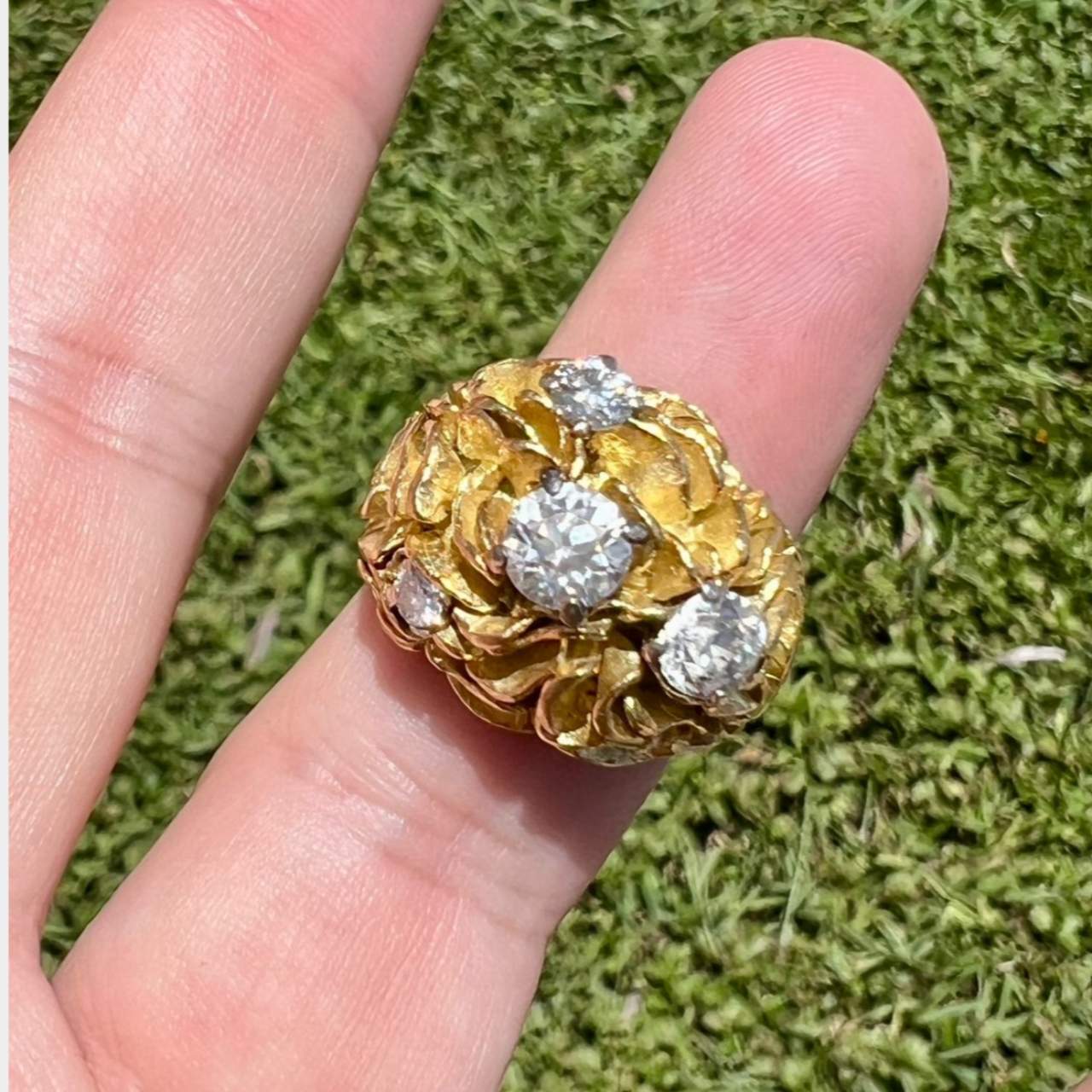18K Yellow Gold 1.55 Ct. Diamond Ring