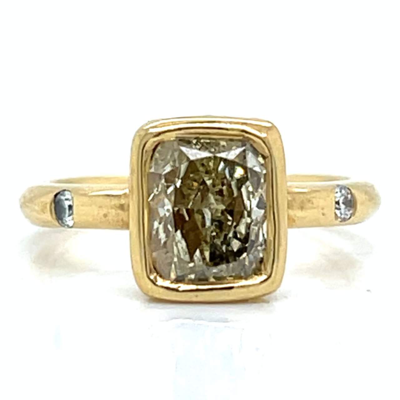 18K Yellow Gold 2.01 Ct. Fancy Yellow Diamond Ring