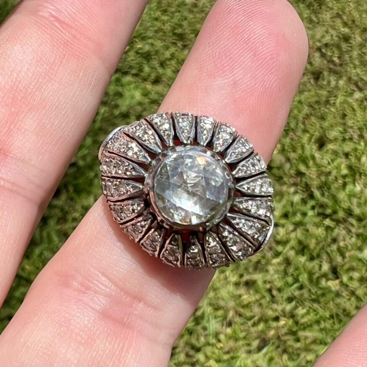 Art Deco Platinum Diamond Ring