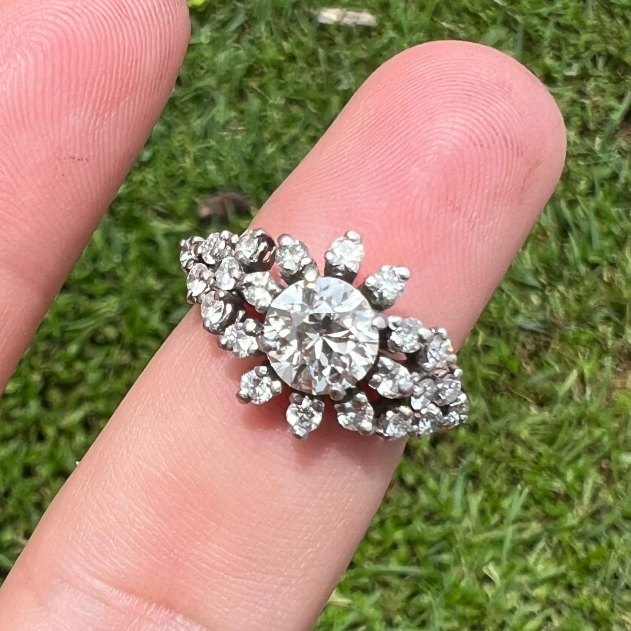 Art Deco Platinum 1.35 Ct. Diamond Ring