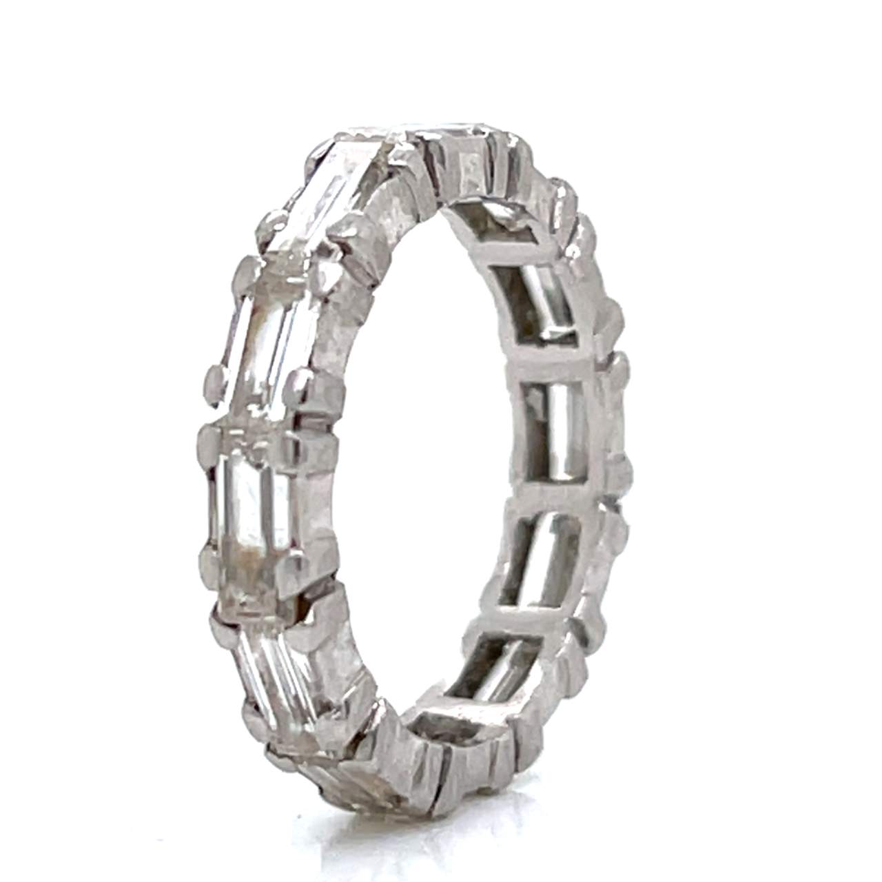 Art Deco Platinum 2.50 Ct. Diamond Eternity Band