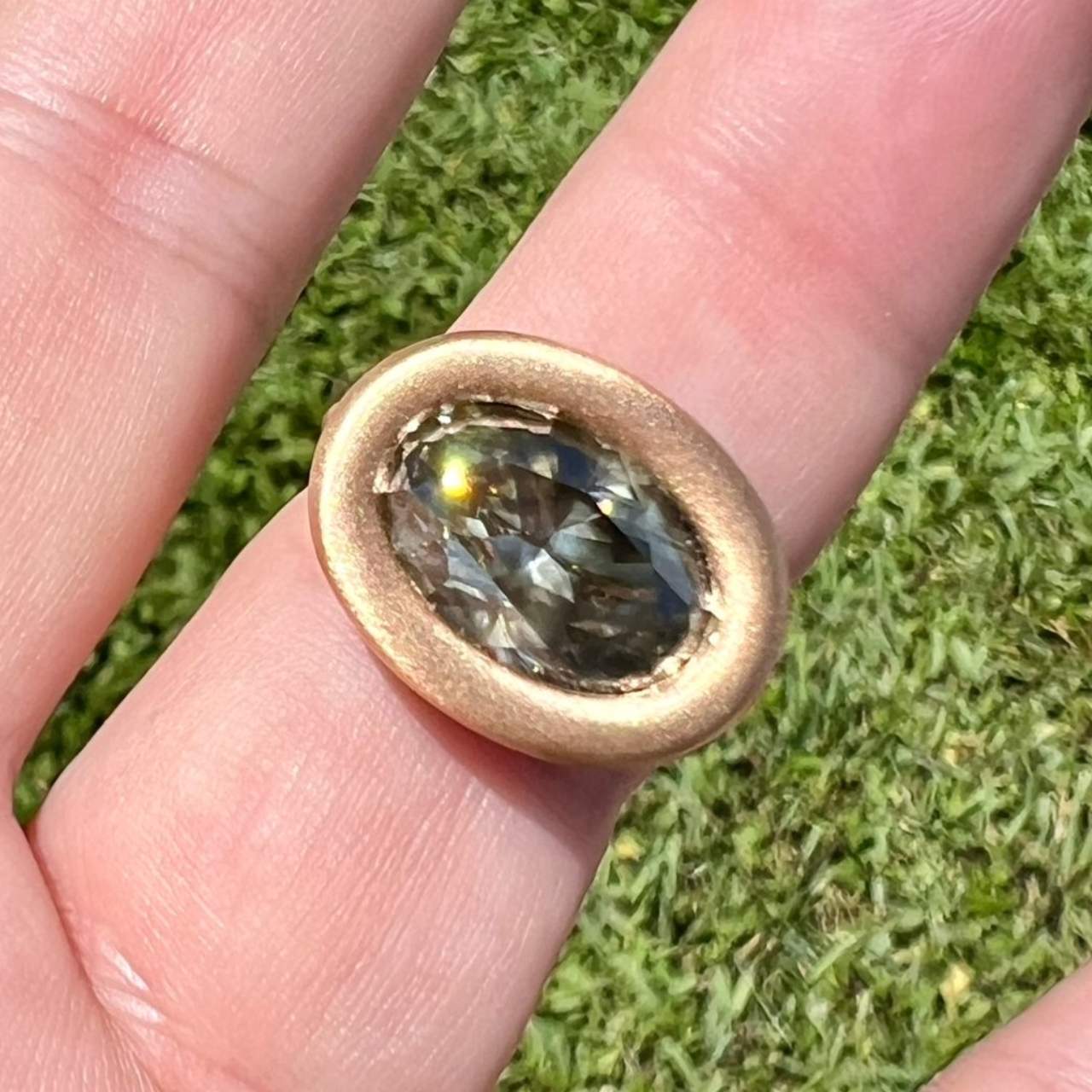 ROBERTO COIN 20K Rose Gold 4.50 Ct. Fancy Diamond Ring
