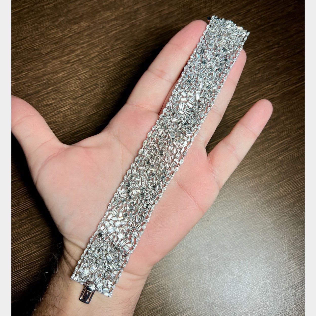 Platinum 40.00 Ct. Diamond Bracelet