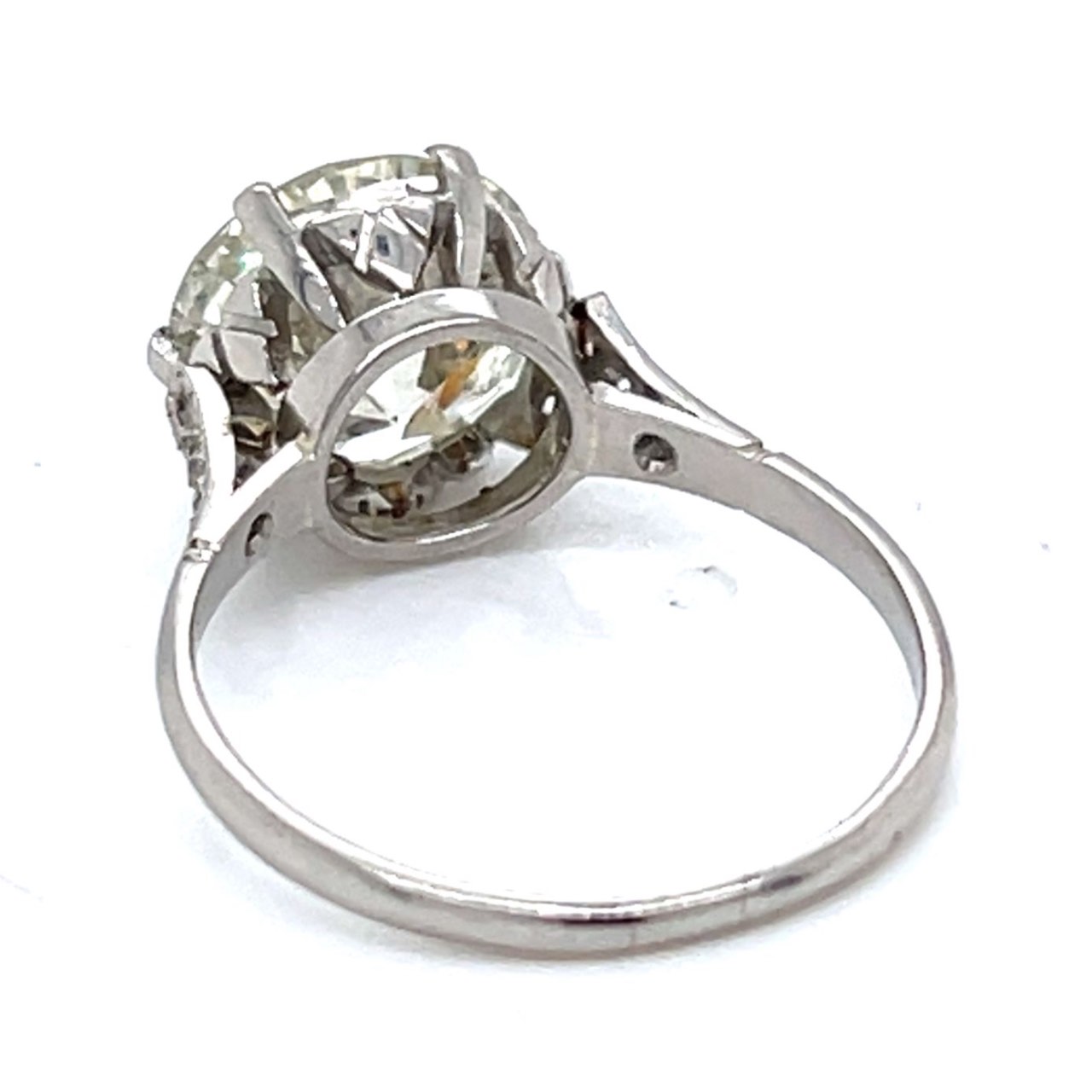 Art Deco Platinum 3.52 Ct. Diamond Ring
