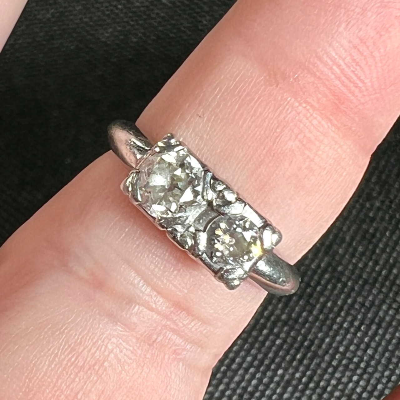 Art Deco Platinum Diamond Ring