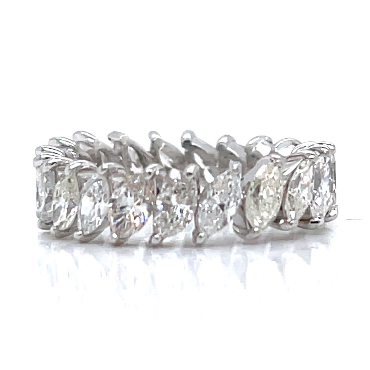 Platinum 3.55 Ct. Diamond Eternity Band