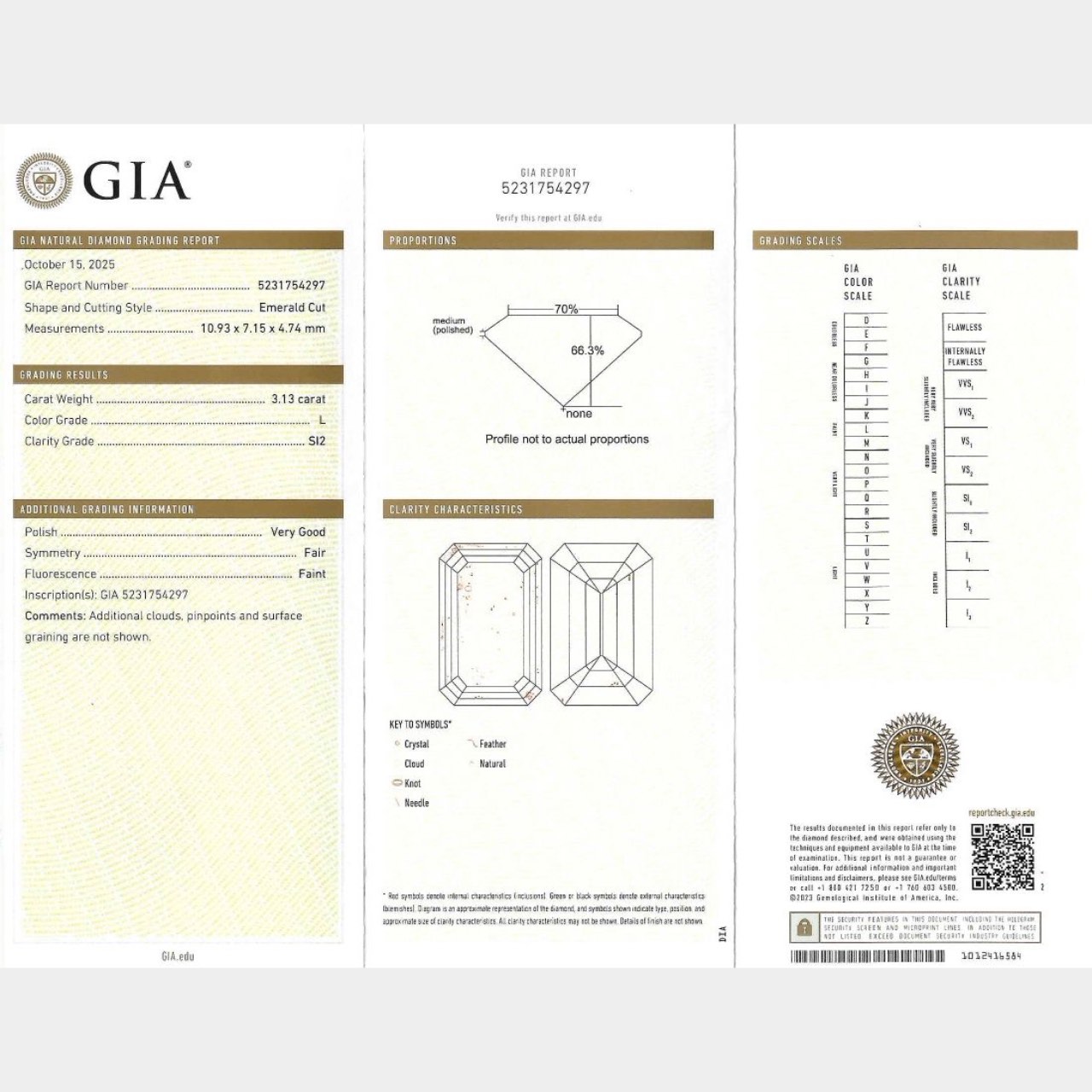 Art Deco Platinum & 18K GIA Certified 3.13 Ct. Diamond Ring - Image 5