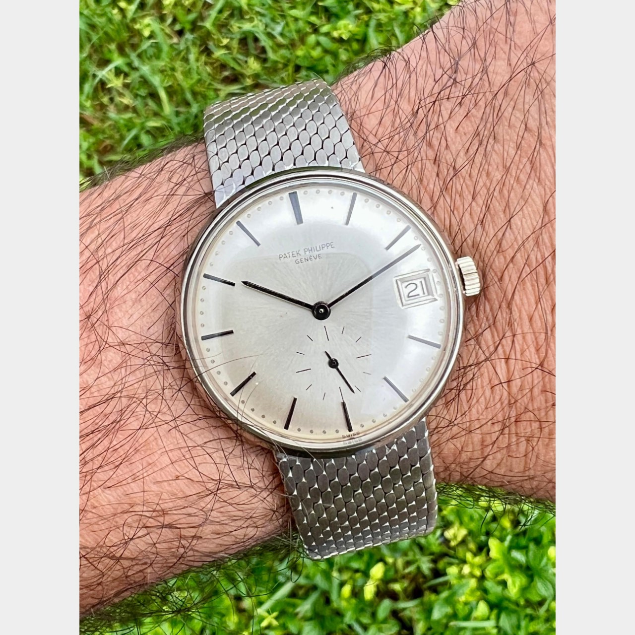 PATEK PHILIPPE 1960’s 18K White Gold Calatrava Automatic Watch