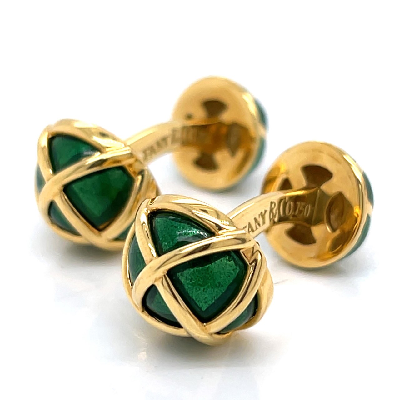 TIFFANY & CO. 18K Yellow Gold Cufflinks