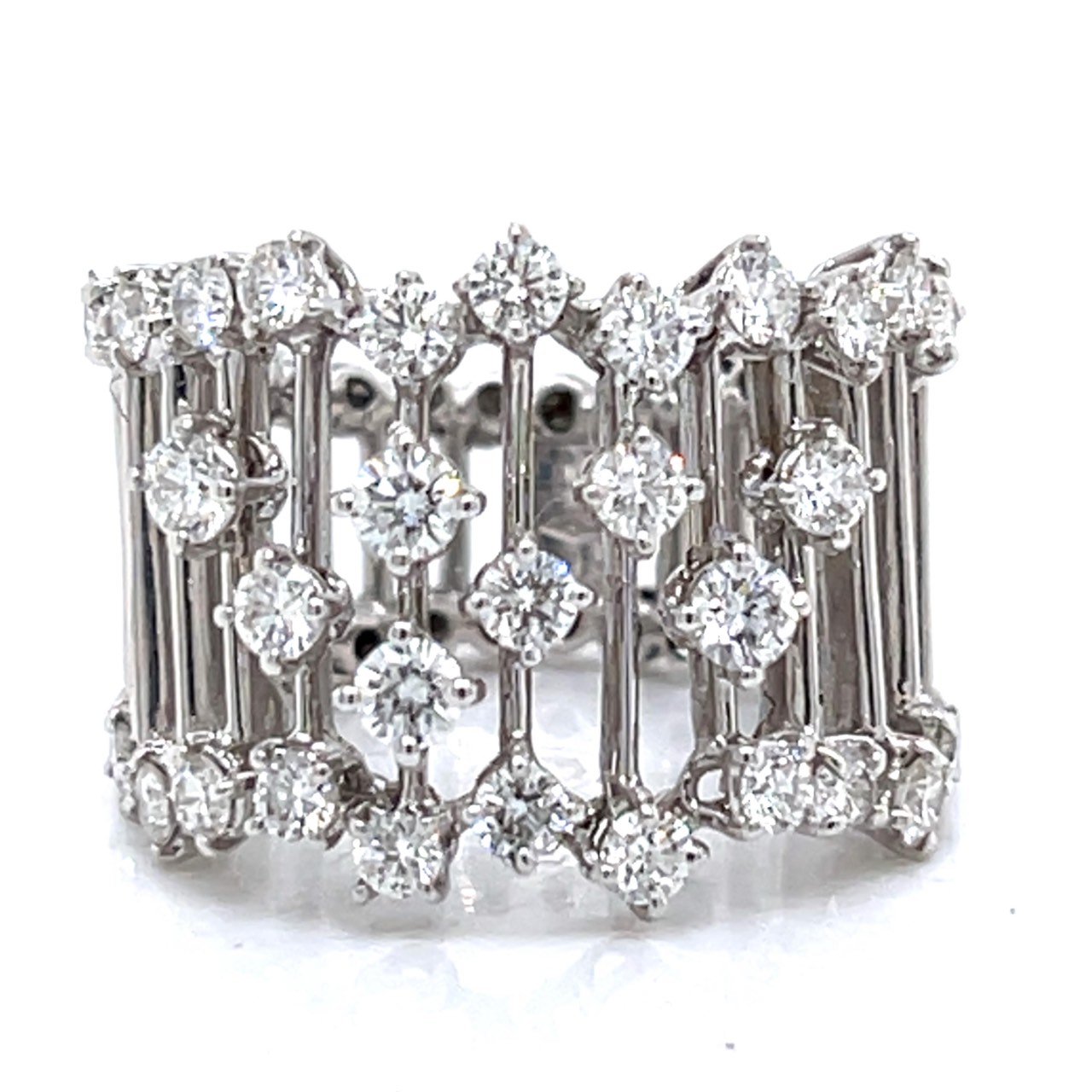 18K White Gold 2.10 Ct. Diamond Ring