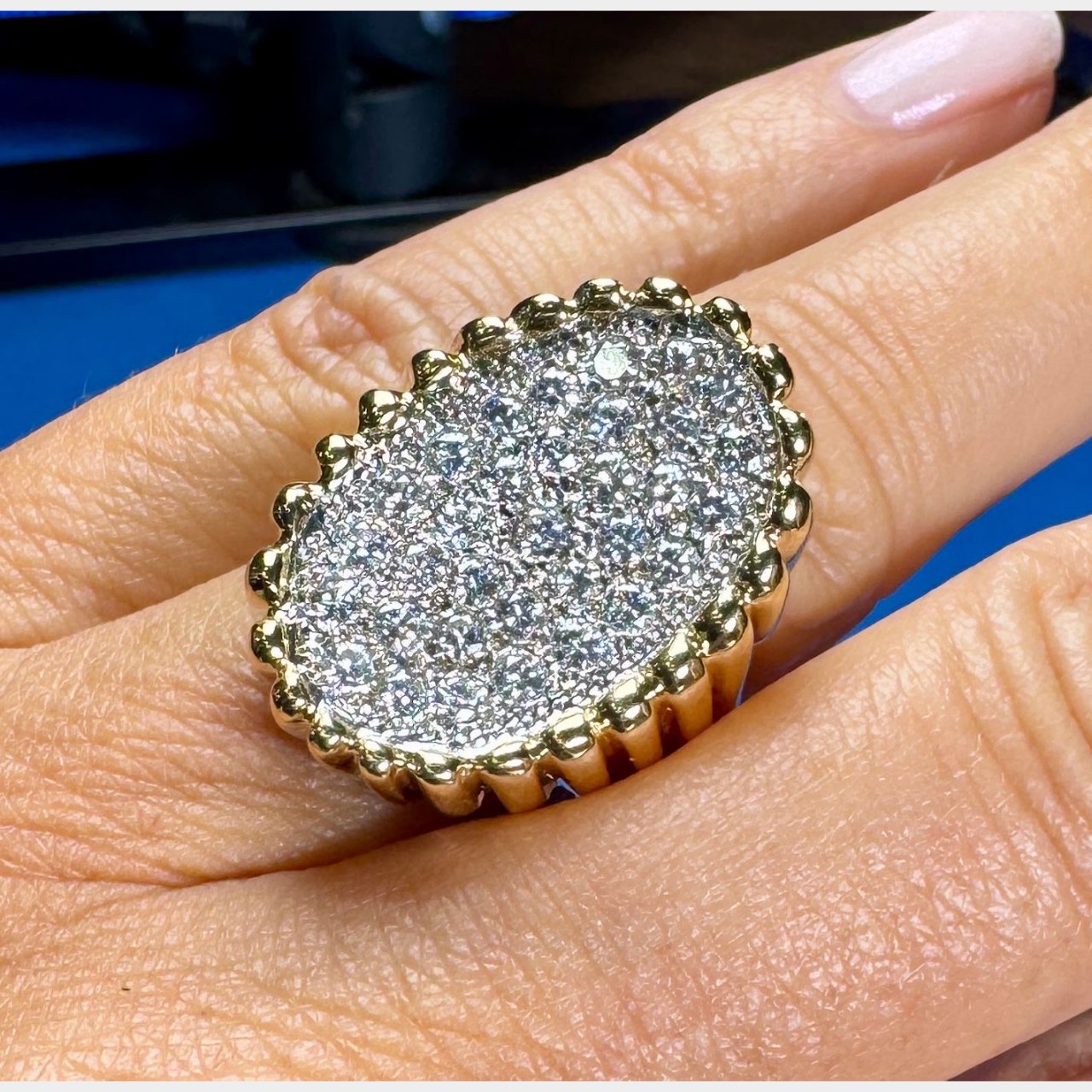 18K Yellow Gold 2.20 Ct. Diamond Ring