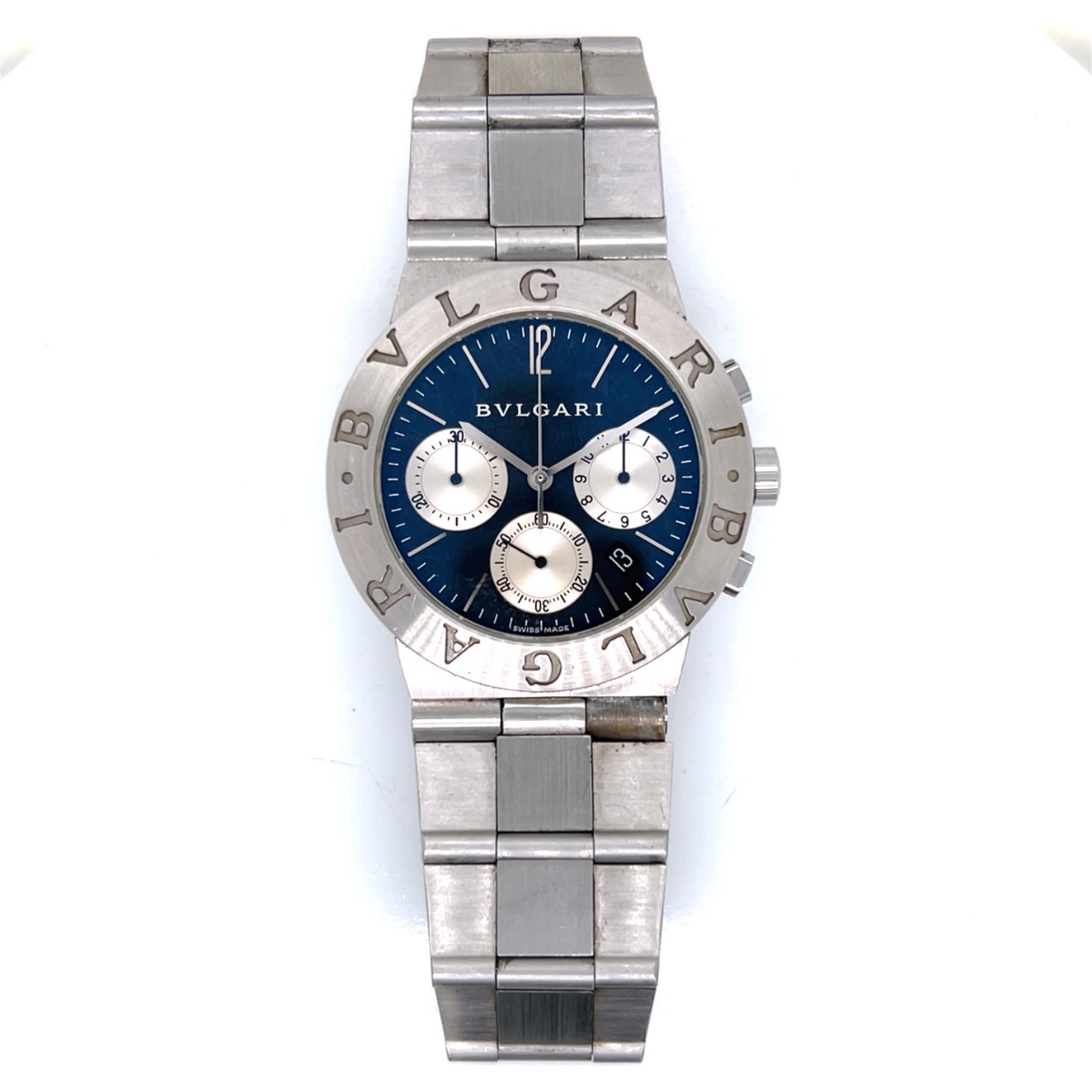 BVLGARI 35mm Stainless Steel Diagono Chronograph