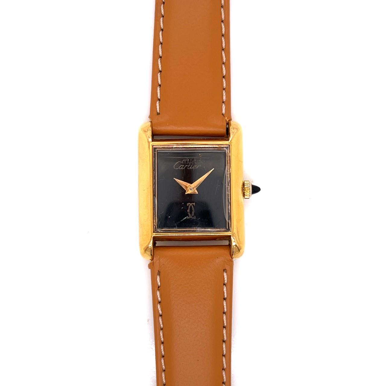 CARTIER 18K Electroplated Must de Cartier Ladies Watch