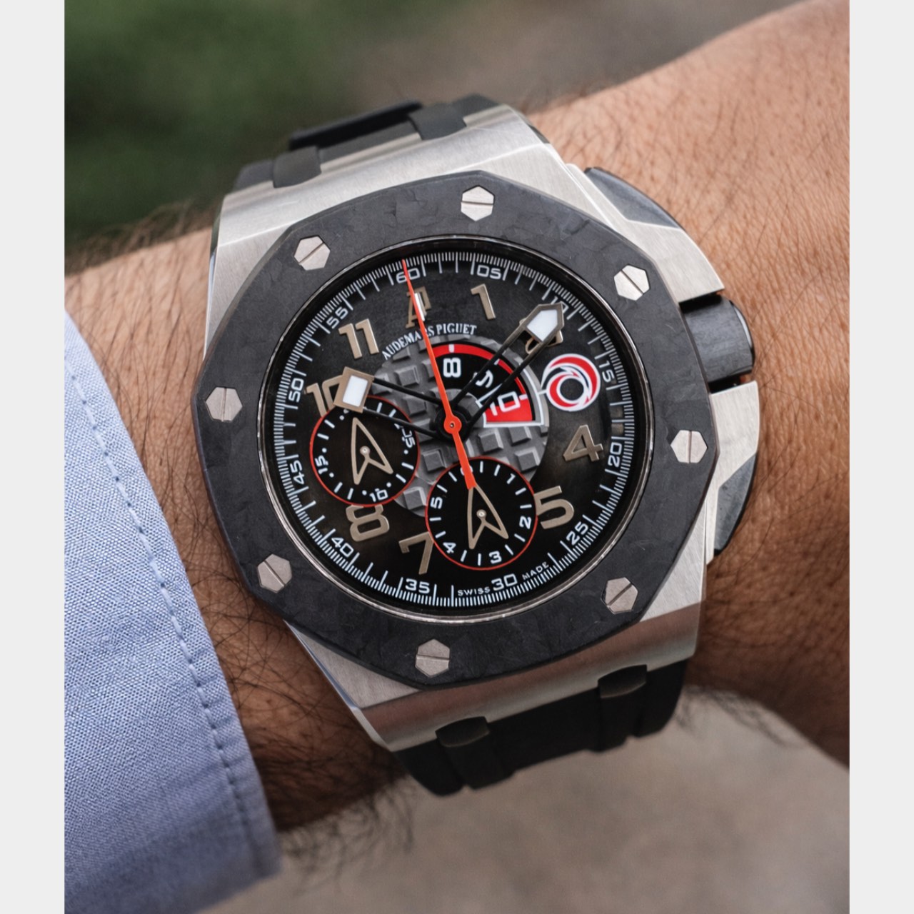 Audemars Piguet Royal Oak Offshore Alinghi Limited Edition Platinum Mens Watch