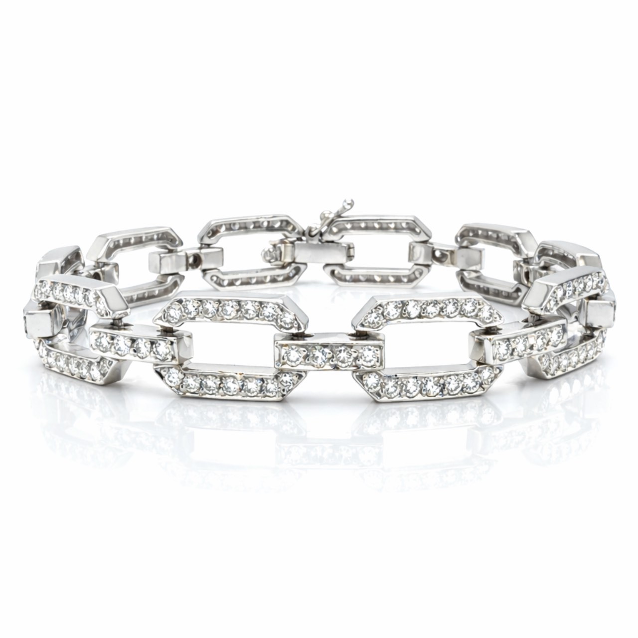 Platinum 4.50 Ct. Diamond Bracelet Platinum 4.50 Ct. Diamond Bracelet