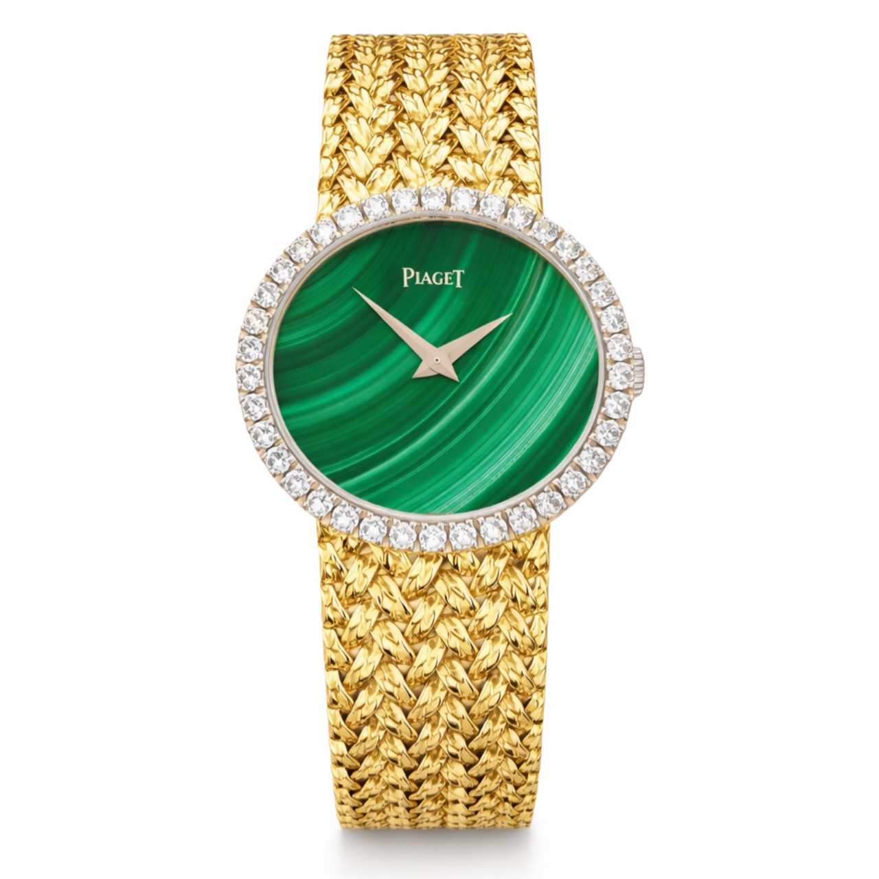 PIAGET 18K Yellow Gold Malachite Ladies Watch PIAGET 18K Yellow Gold Malachite Ladies Watch