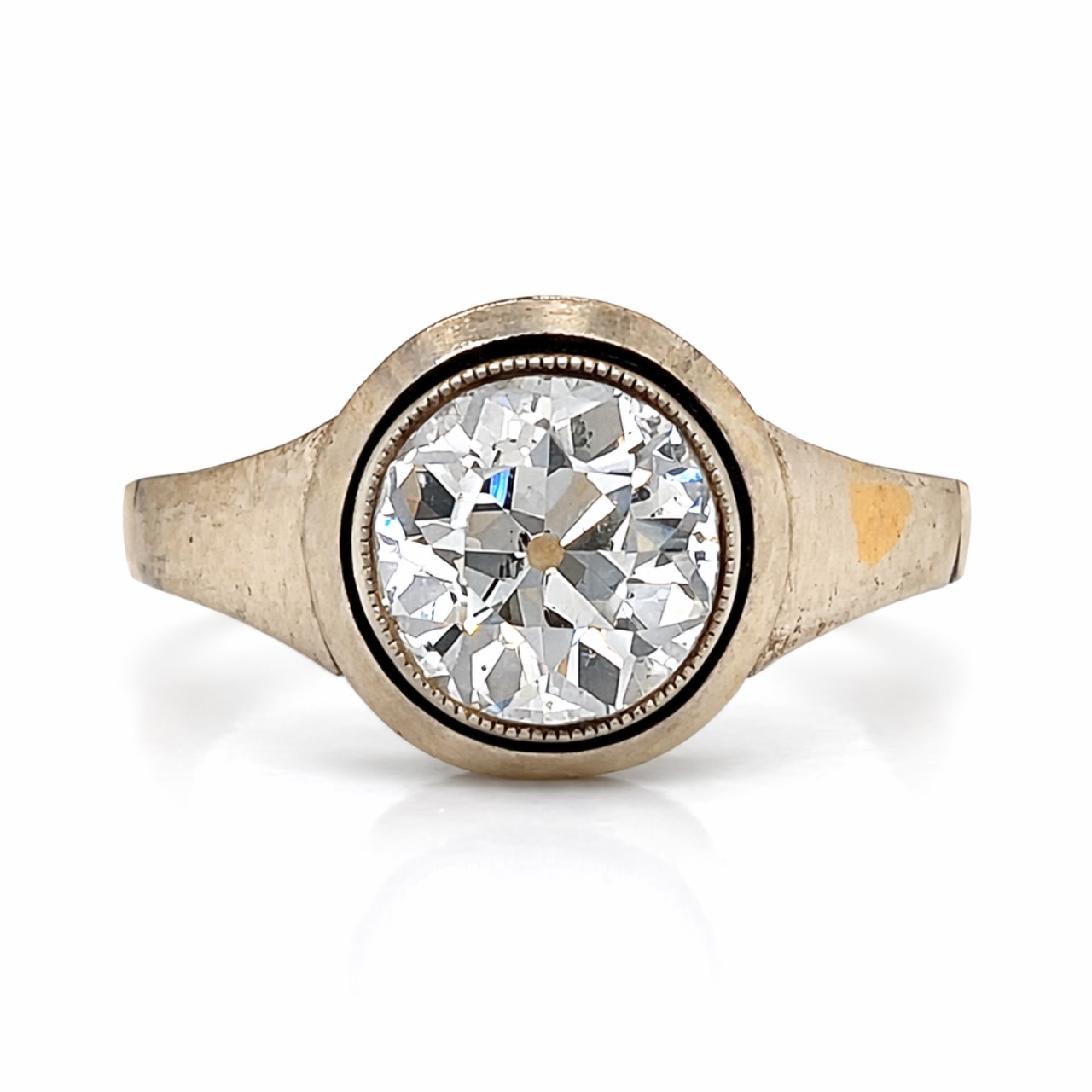 Art Deco 18K & 14K Yellow Gold Diamond Ring Art Deco 18K & 14K Yellow Gold Diamond Ring