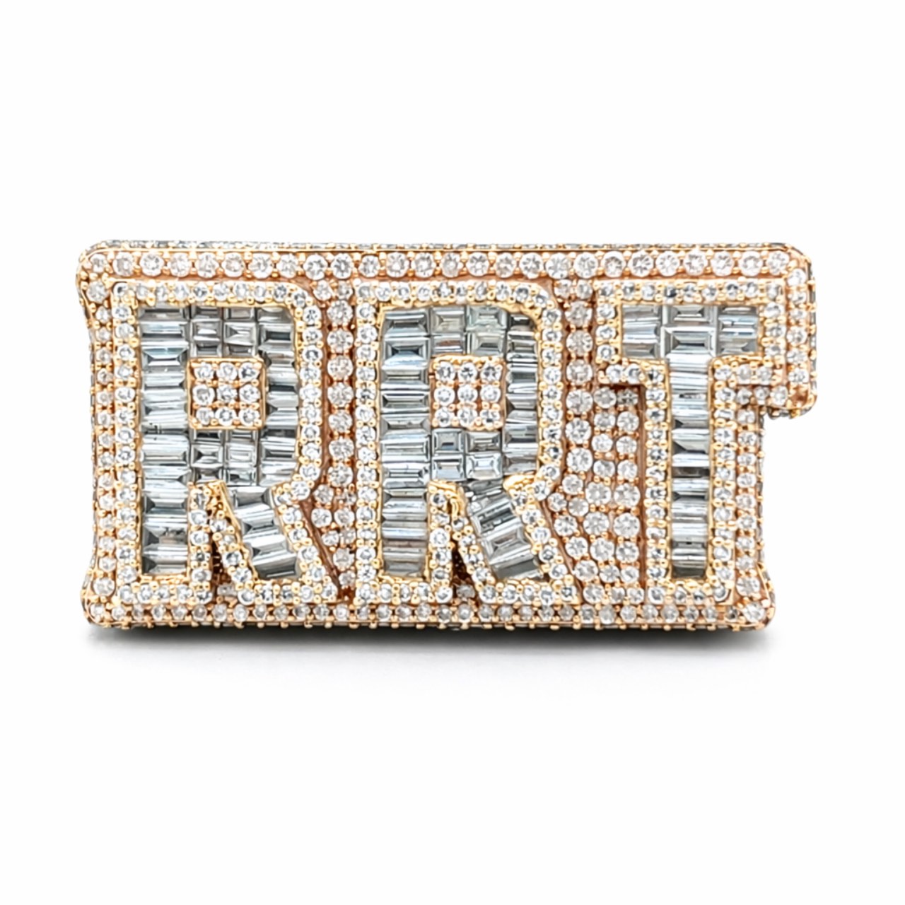 10K Rose & White Gold 12.00 Ct. Diamond Ring 10K Rose & White Gold 12.00 Ct. Diamond Ring