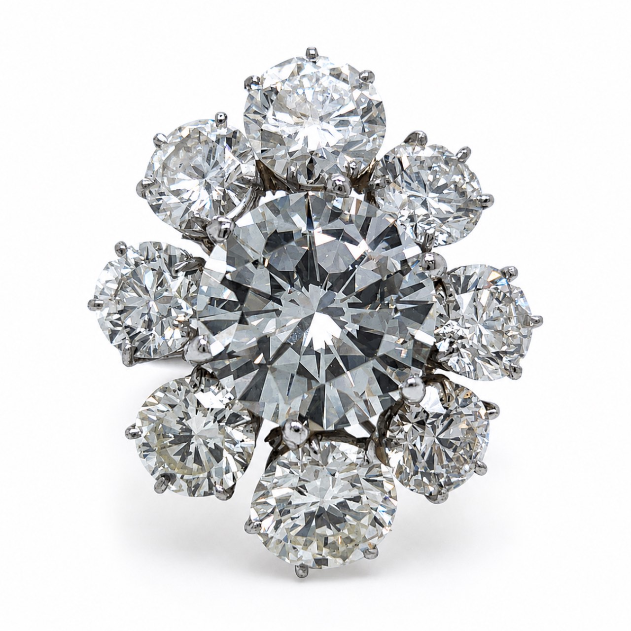 Platinum GIA Certified 6.33 Ct. Diamond Ring