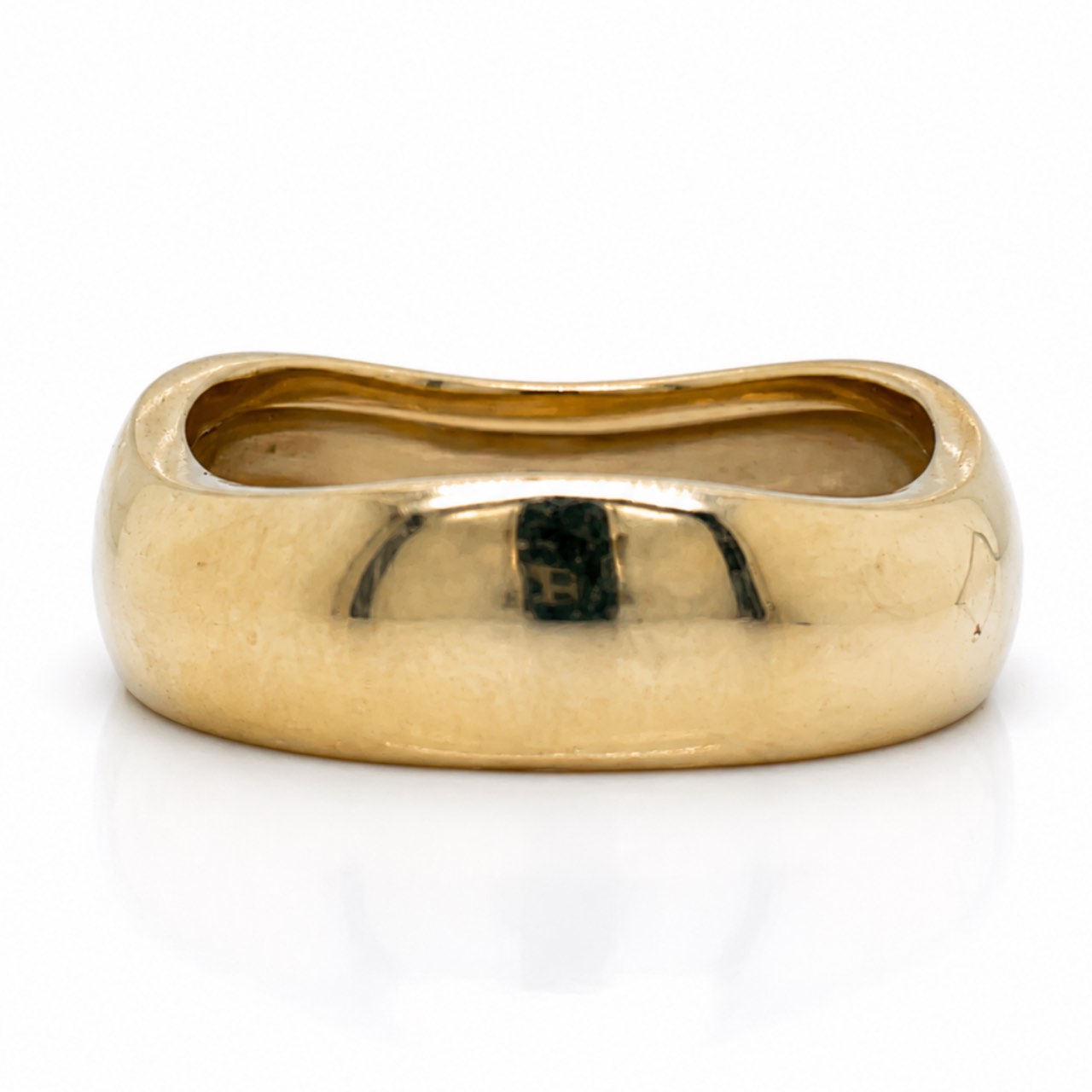 CARTIER 18K Yellow Gold Wavy Band CARTIER 18K Yellow Gold Wavy Band